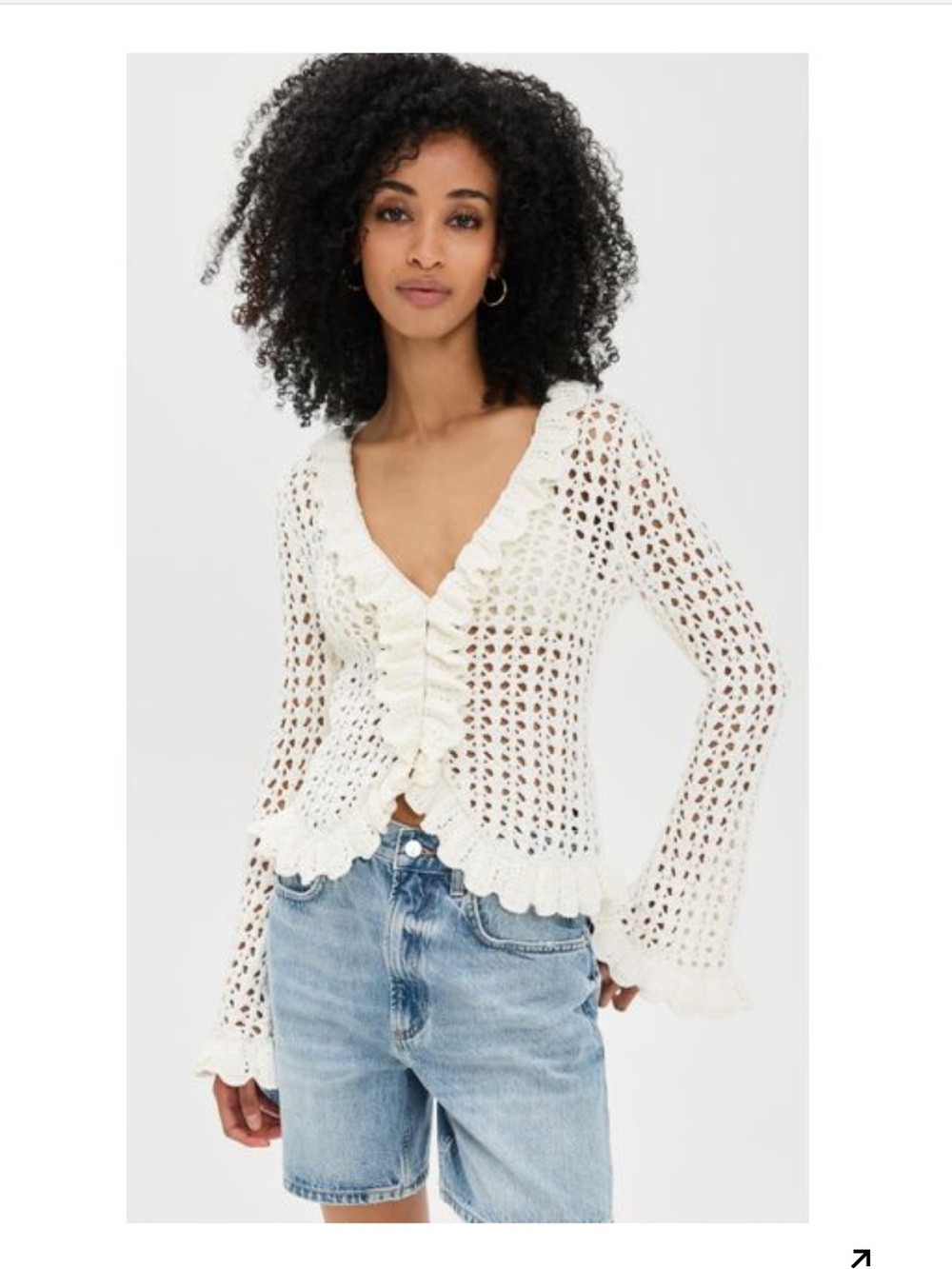 L’Agence Solaris Cardigan Small NWT
